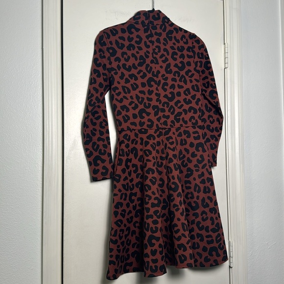 Marine Layer Leopard Print Mini Dress - Brown and Black - Picture 5 of 8